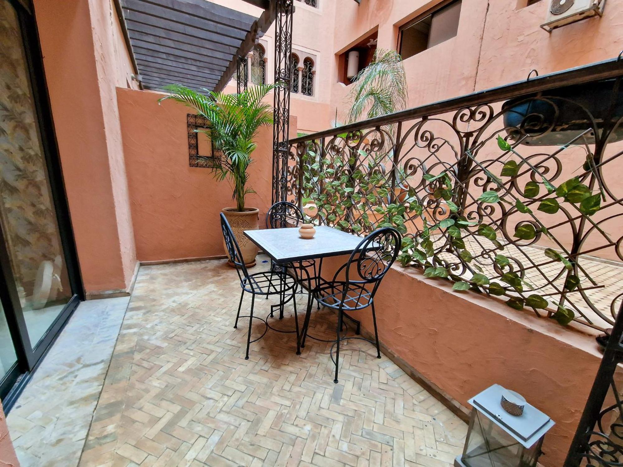 Superbe Appartement Piscine Gueliz Marrakesh Extérieur photo