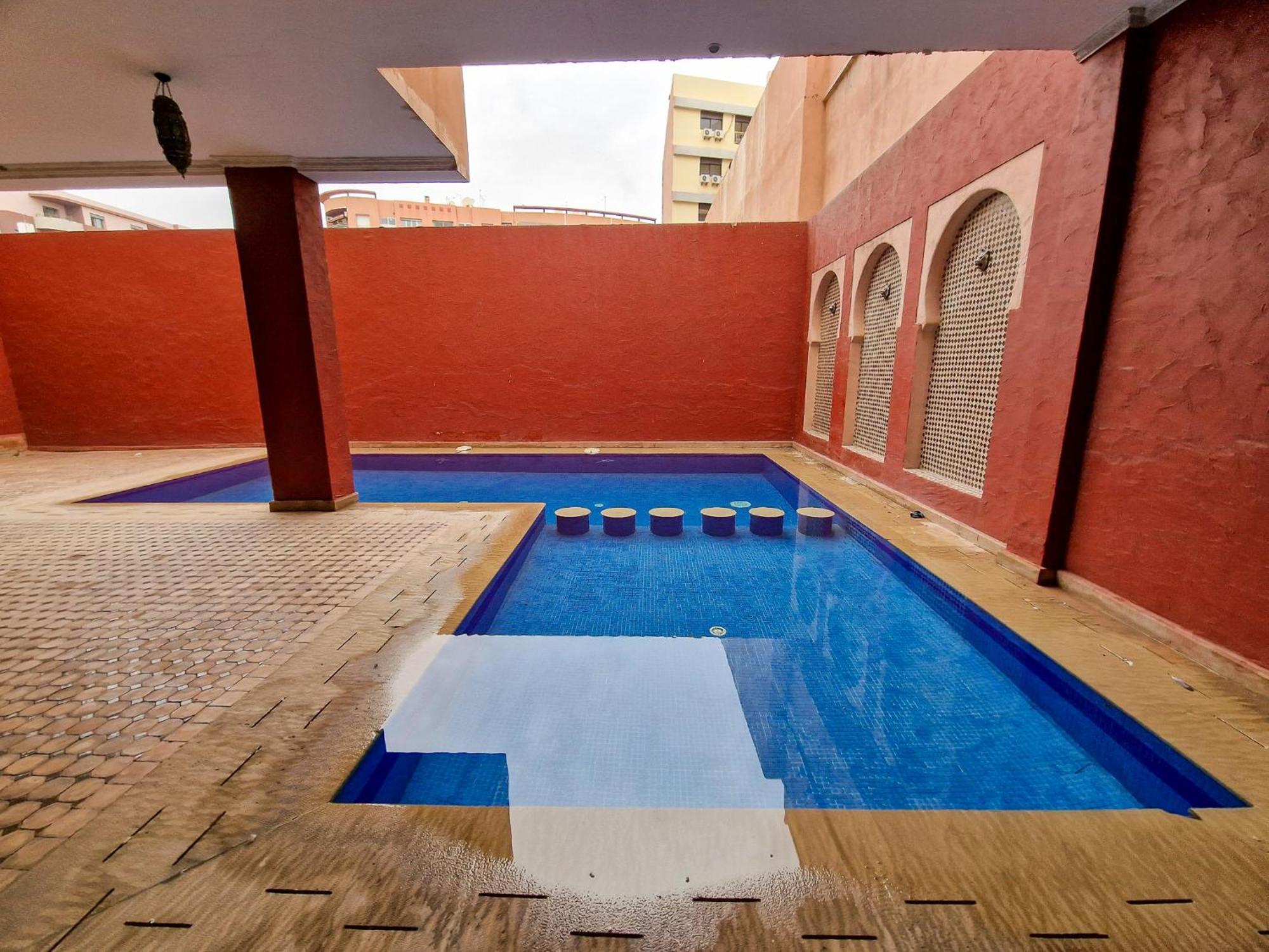 Superbe Appartement Piscine Gueliz Marrakesh Extérieur photo