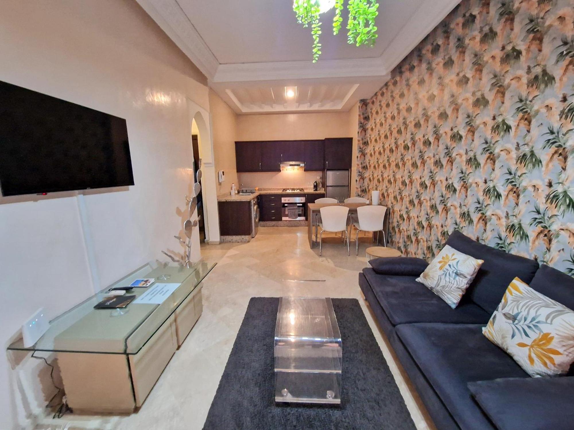 Superbe Appartement Piscine Gueliz Marrakesh Extérieur photo